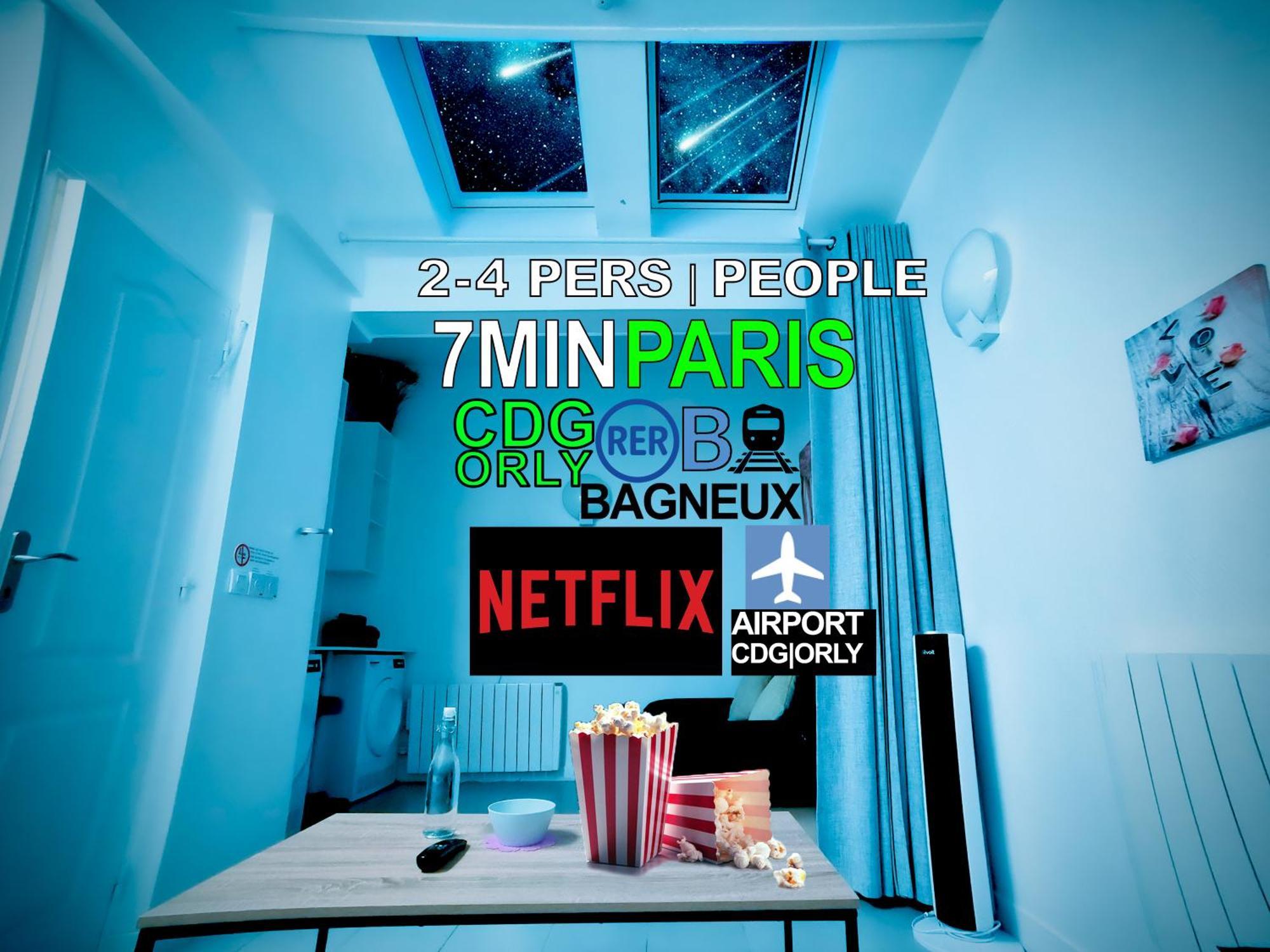 Bagneux Paris Rer B Confort Netflix Cachan Exteriör bild